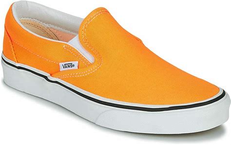 orange slip on sneakers women.